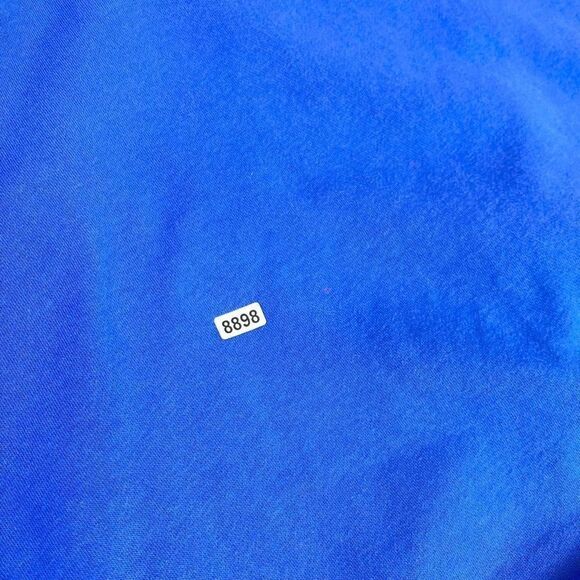 Under Armour Sweatshirt Womens Large Blue Project Rock Iron Paradise Crop Fleece - Picture 7 of 9